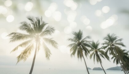 Obraz premium palm tree in the sun
