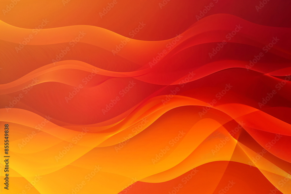 Poster red and orange gradient background with a wavy texture, a vector illustration with simple design and