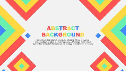 Abstract Background Design Template. Abstract Banner Wallpaper Vector Illustration. Abstract Colorful Rainbow Template