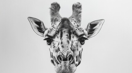 Obraz premium What is occupying your thoughts Giraffe
