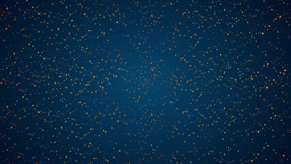 Golden shiny particles abstract sparkling background