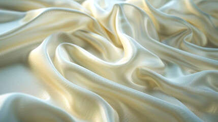 Obraz premium plain wave luxuries white of fabric