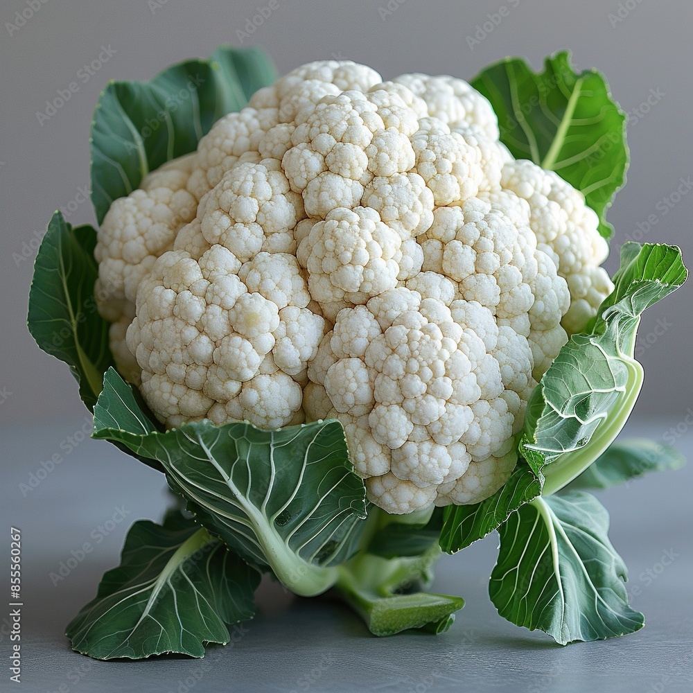 Wall mural Cauliflower isolated on white background
 - Wall murals