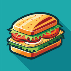 sandwich vector illustration