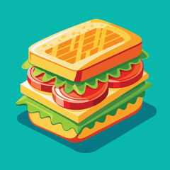 sandwich vector illustration