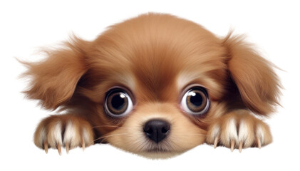 Obraz premium PNG Spaniel mammal animal puppy.