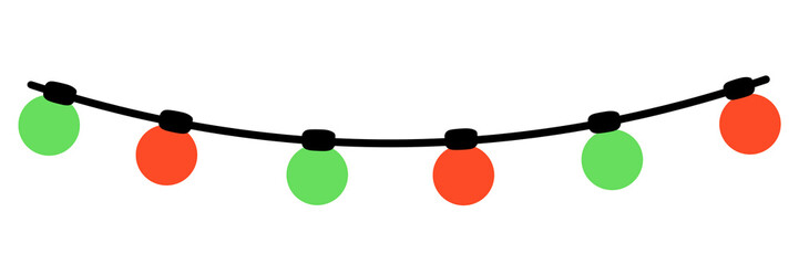 light party on a white background