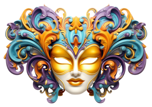 PNG Carnival mask representation celebration.