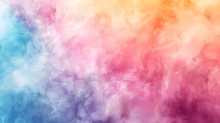 Fototapeta premium Vibrant Watercolor Wash in Pastel Tones for Mockups and Backgrounds
