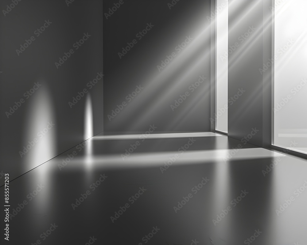 Poster smooth grey gradient backdrop for modern product presentation concept
