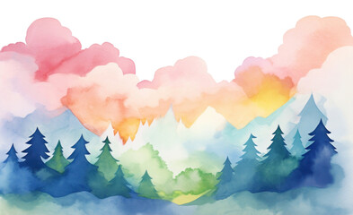 Fototapeta premium PNG Playroom landscape painting outdoors.