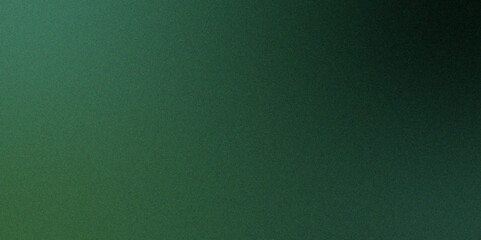 Abstract green grunge on a retro background. Dark green glowing grainy copy space gradient noise texture effect. Grainy glowing light and dark backdrop noise texture.
