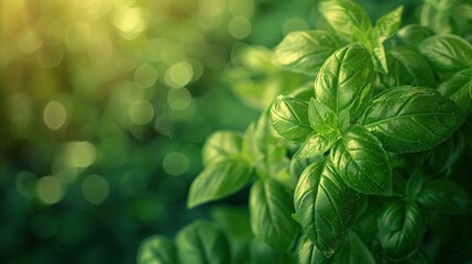   A photo of a green plant with sunlight filtering through its leaves from behind