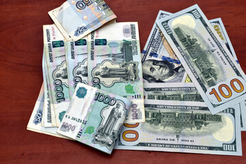 Background of US dollar bills. Fiancial concept. High quality photo