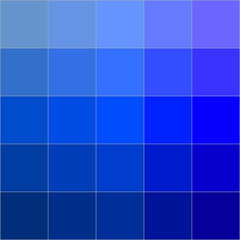 Farbnuancen blau