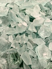 Sodium silicate, soda ash, silica, industrial and scientific ingredients. Abstract background.