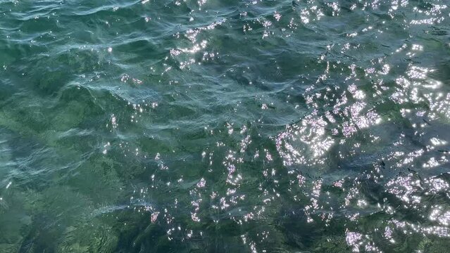 Flowing sea water