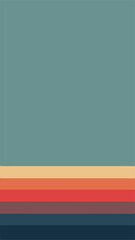 Fototapeta premium Blue background with red, yellow, and blue stripes