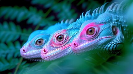 Obraz premium Exotic animal photography magazine cover