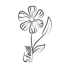 Trendy Christian quote for print or use as poster, card, flyer, sticker or T Shirt