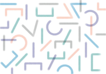 エアブラシ風のレトロなパターン