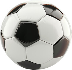 Goal Getter: 3D Render of a Classic Soccer Ball