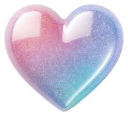 PNG  3d jelly glitter heart accessories accessory jewelry.