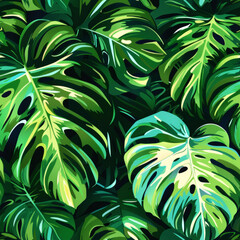 pattern leaf of tropical 