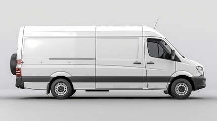 Refrigerator van isolated on white background vector image