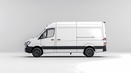 Naklejka premium Refrigerator van isolated on white background vector image