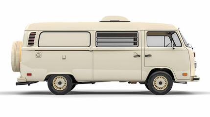 Refrigerator van isolated on white background vector image