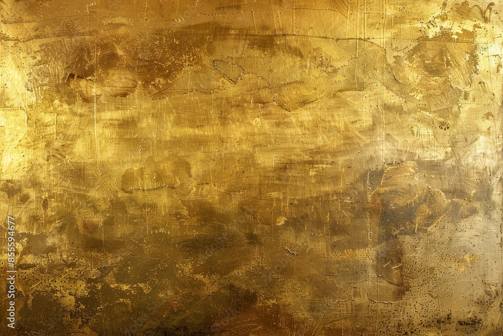 Poster shimmering gold background with a sleek black border for a sophisticated touch, a shimmering canvas 