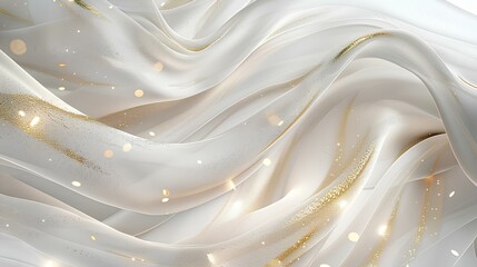 Obraz premium Abstract background with gold and pearl white hues.