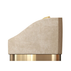 armchair isolate on a transparent background, interior furniture, 3D illustration, cg render