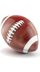 Fototapeta premium illustration of football isolated in white background