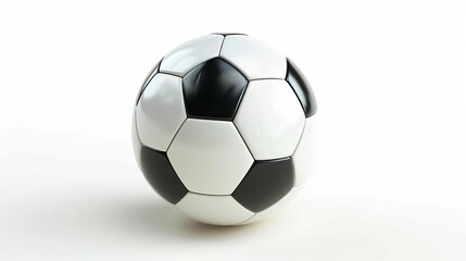 Fototapeta premium illustration of football isolated in white background