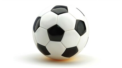 Fototapeta premium illustration of football isolated in white background