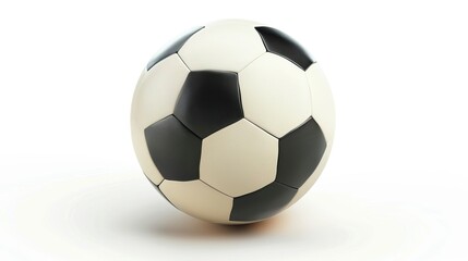 Fototapeta premium illustration of football isolated in white background
