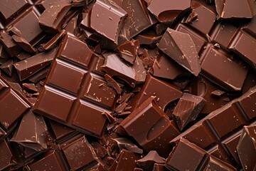 a pile of chocolate bars