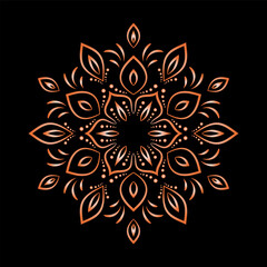 Mandala. Vintage decorative elements. Oriental pattern,illustration, ottoman motifs