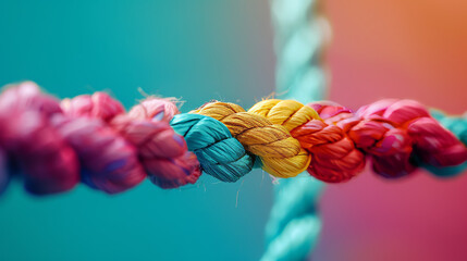 Team rope diverse strenght	
