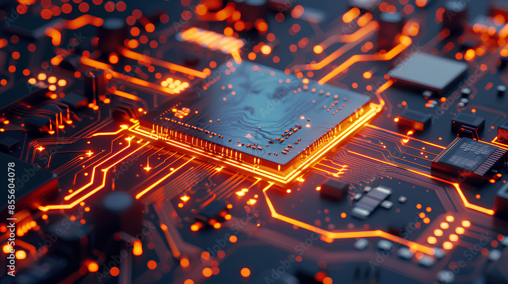 Canvas Prints integrated microchip
