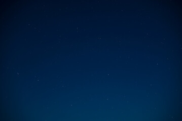 dark blue sky at night