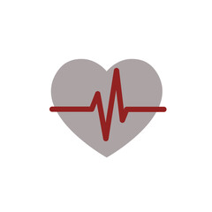 heart cpr medical icon vector design