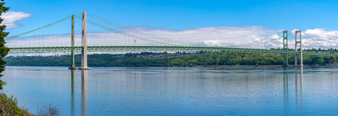 The Tacoma narrows Bridge Washington state.