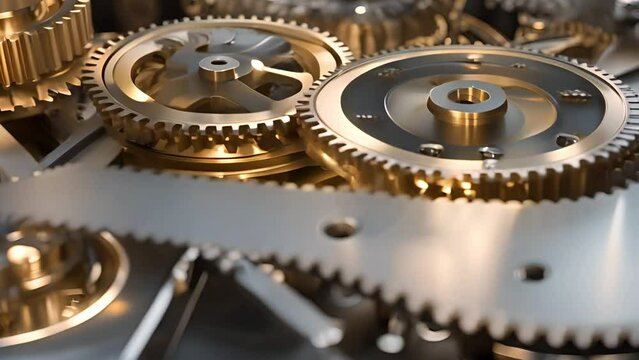 Watch gears.modern technology concept