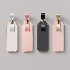 set luxury  ribbon frame bandage for name tag