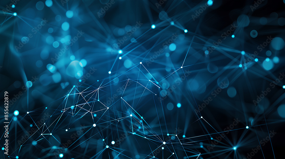 Sticker technology network background