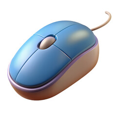 computer mouse isolated, 3D icon