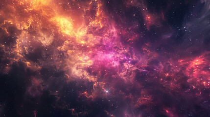 Obraz premium Ultra HD Astrology Wallpaper with Zodiac and Stars